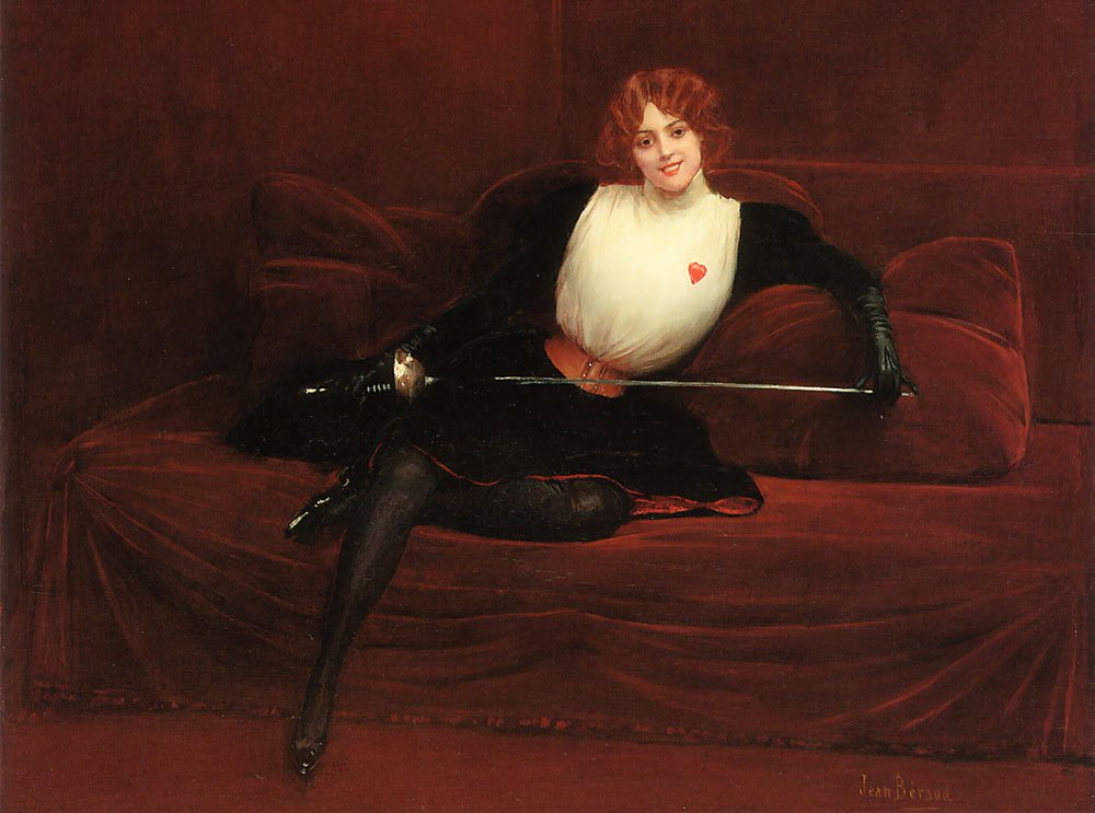 Die Fechterin von Jean Beraud