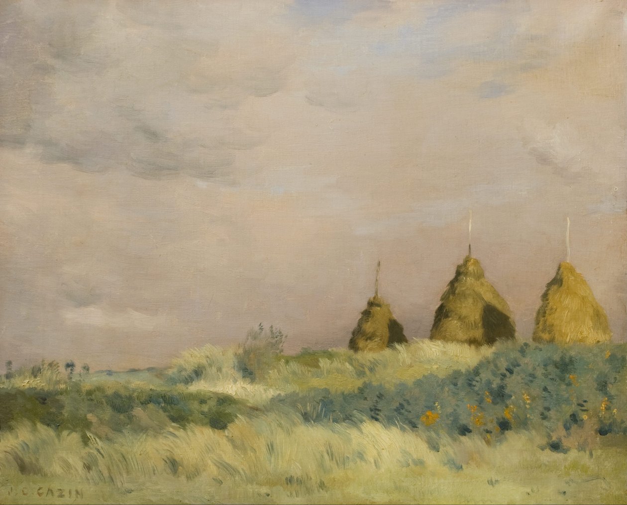 Die drei Stapel von Jean Cazin