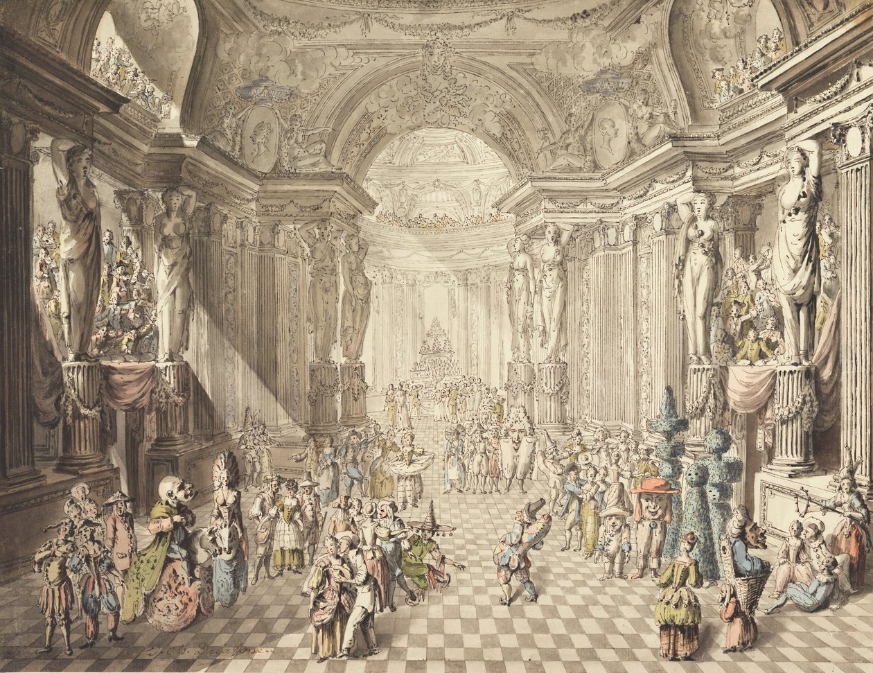Ein Maskenball von Charles de la Fosse
