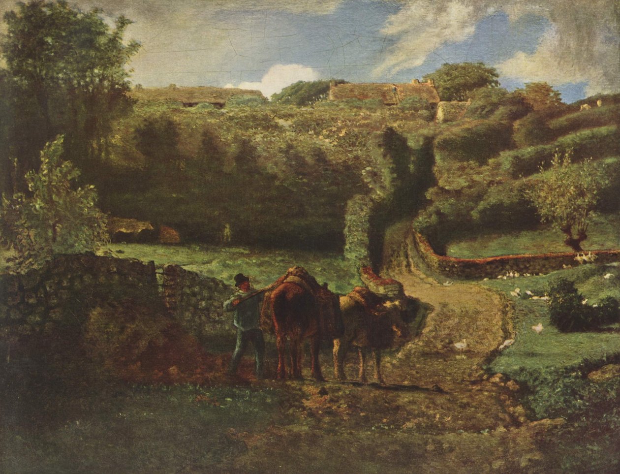 Der Weiler Cousin bei Gréville von Jean Francois Millet