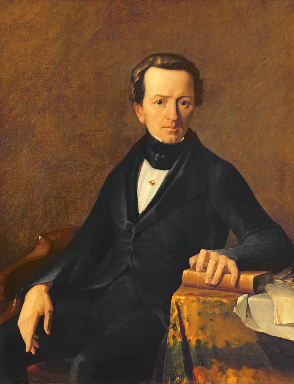 Porträt von Master Valmont, Notar von Cherbourg von Jean Francois Millet