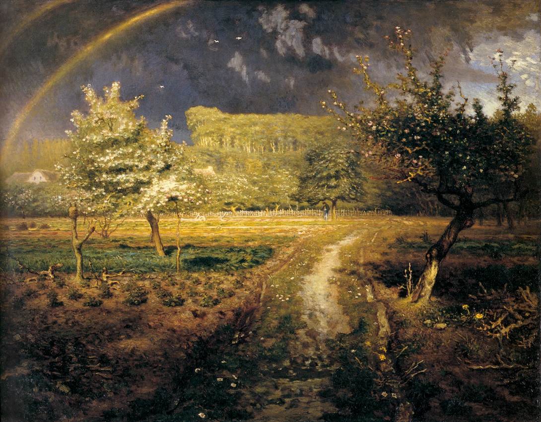Frühling von Jean Francois Millet