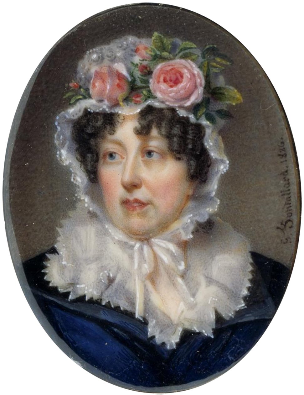 Armband mit Porträt von Lady Susan Murray von Jean François Gérard Fontallard