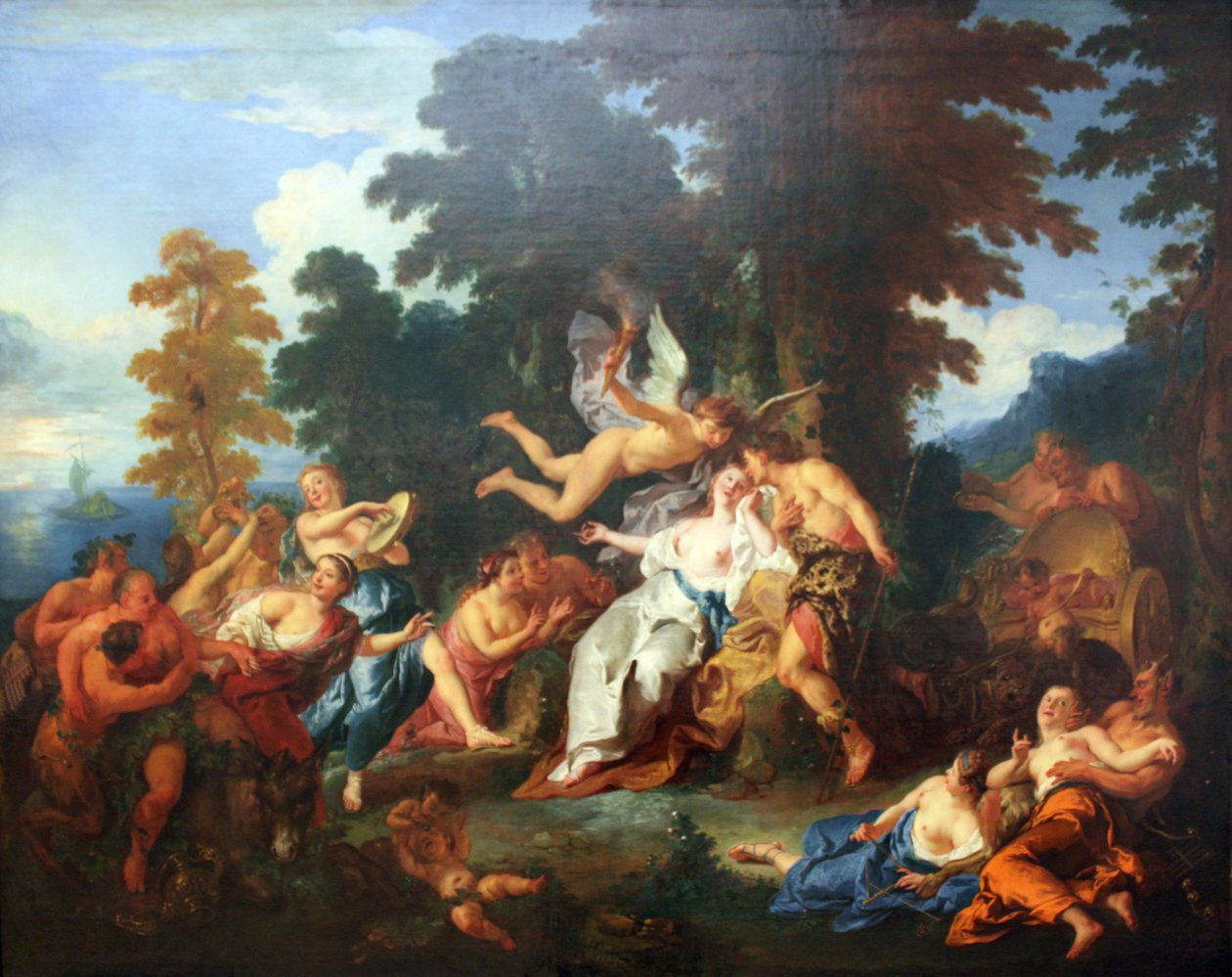 Bacchus und Ariadne von Jean François de Troy