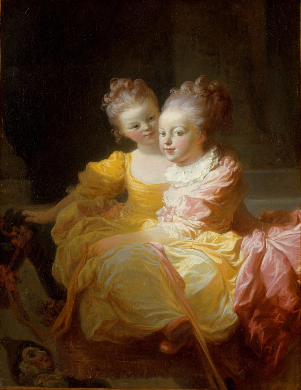 Die zwei Schwestern von Jean Honore Fragonard