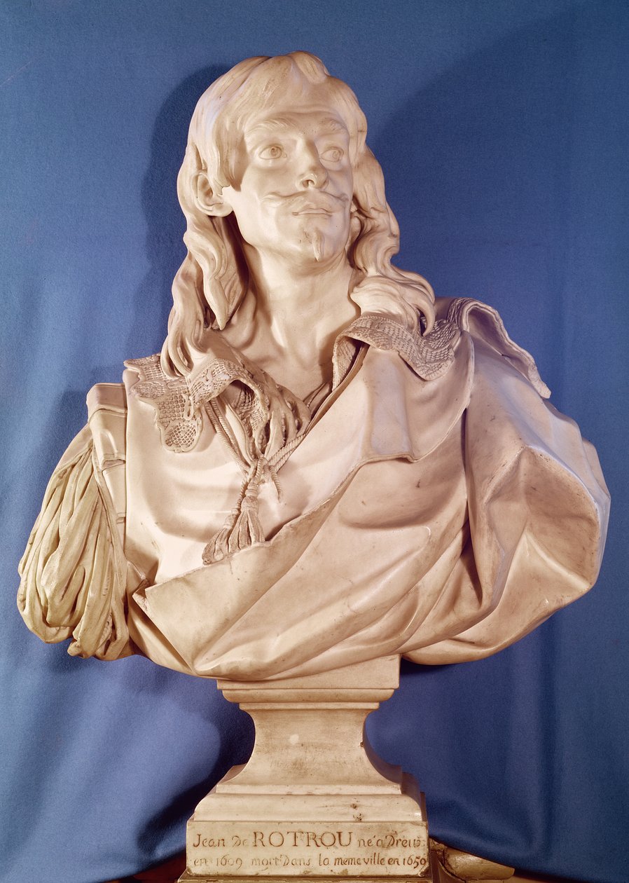 Büste von Jean de Rotrou (1609-50) 1783 von Jean Jacques Caffieri