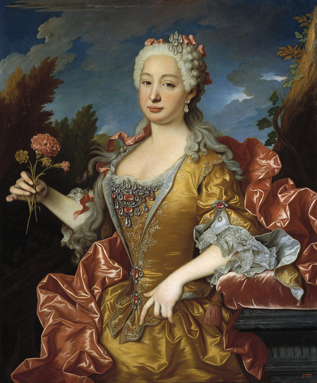 Porträt von Barbara von Portugal (1711-1758) von Jean Ranc
