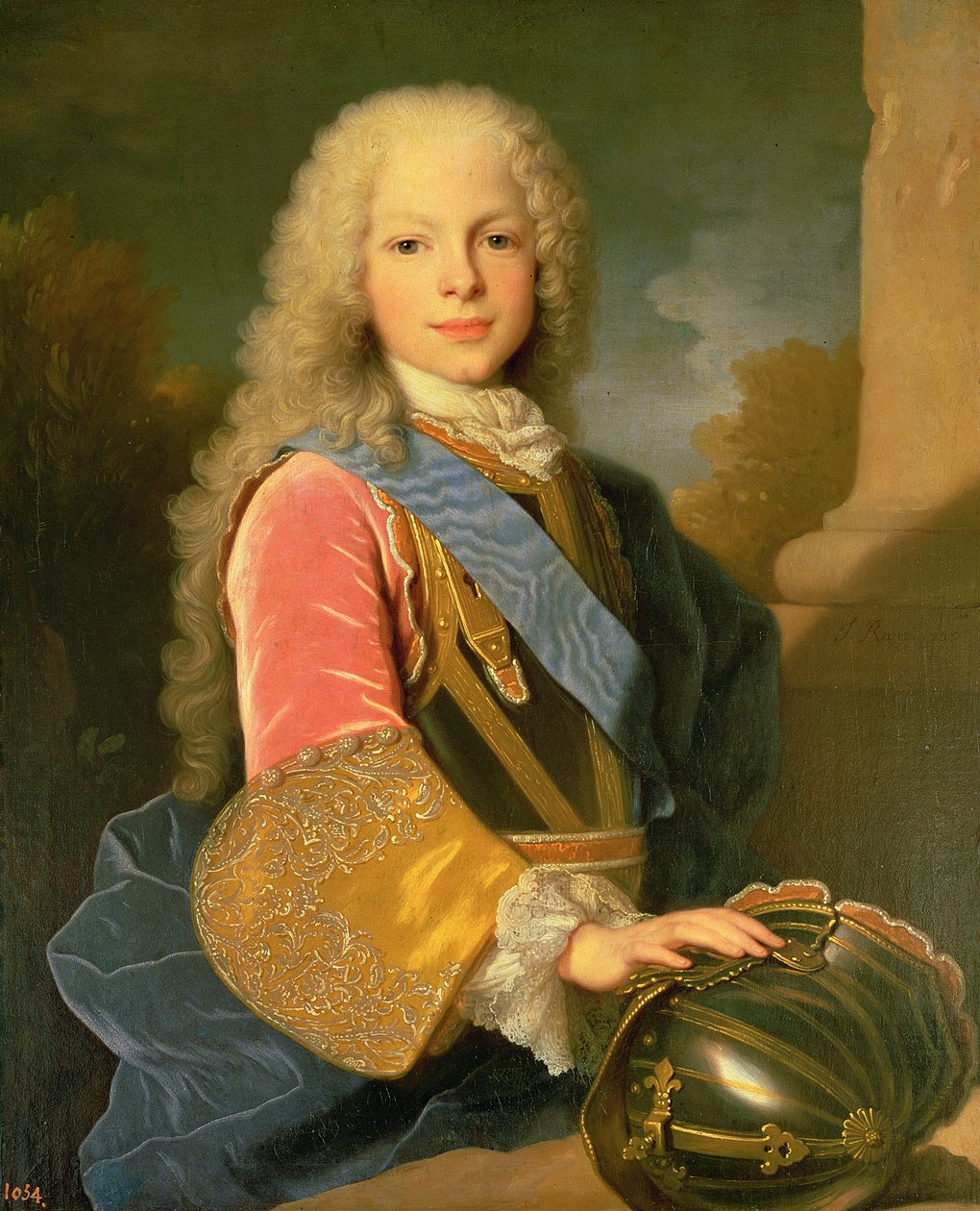 Porträt von Ferdinand de Bourbon und Savoyen (1713-59) Prinz von Asturien, 1725 von Jean Ranc