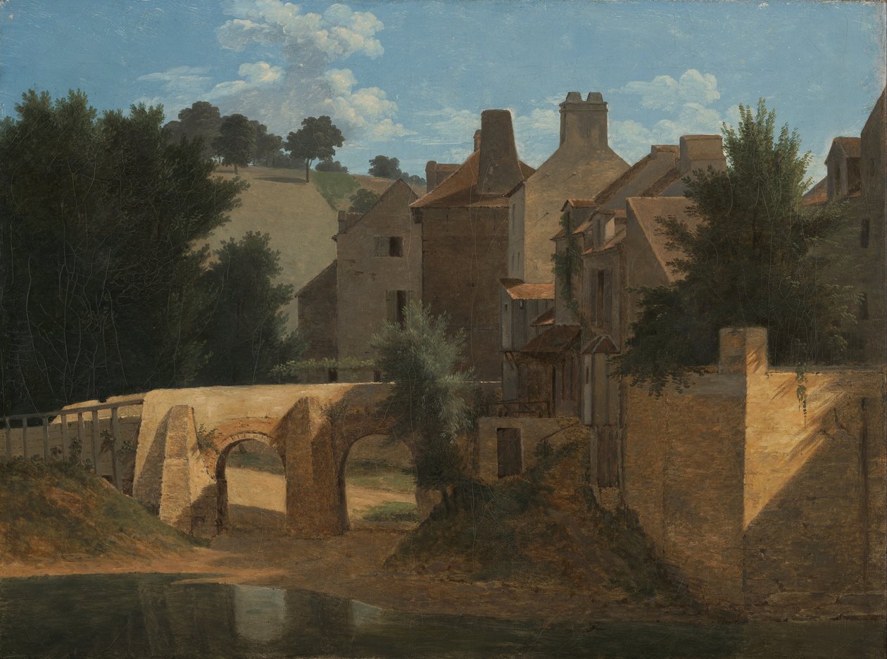 Ansicht in der Île-de-France von Jean Victor Bertin