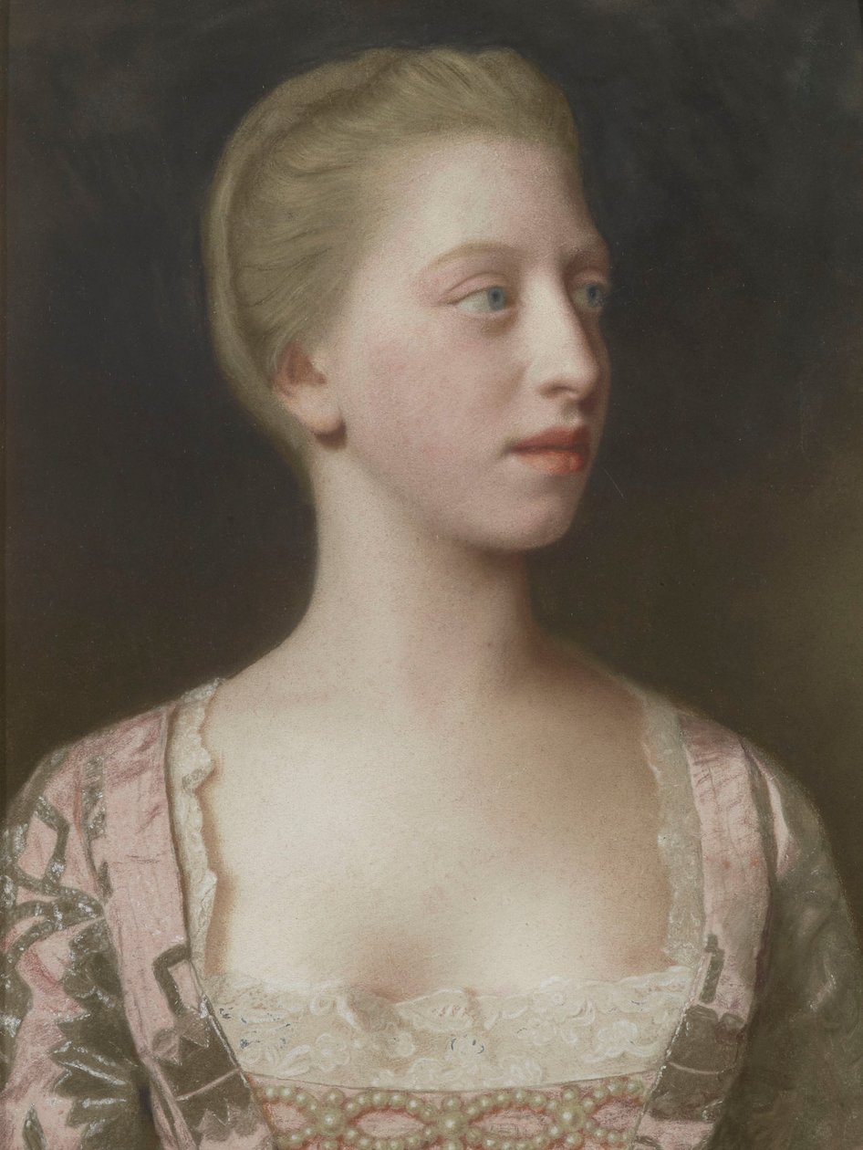 Porträt von Prinzessin Augusta von Großbritannien von Jean Étienne Liotard