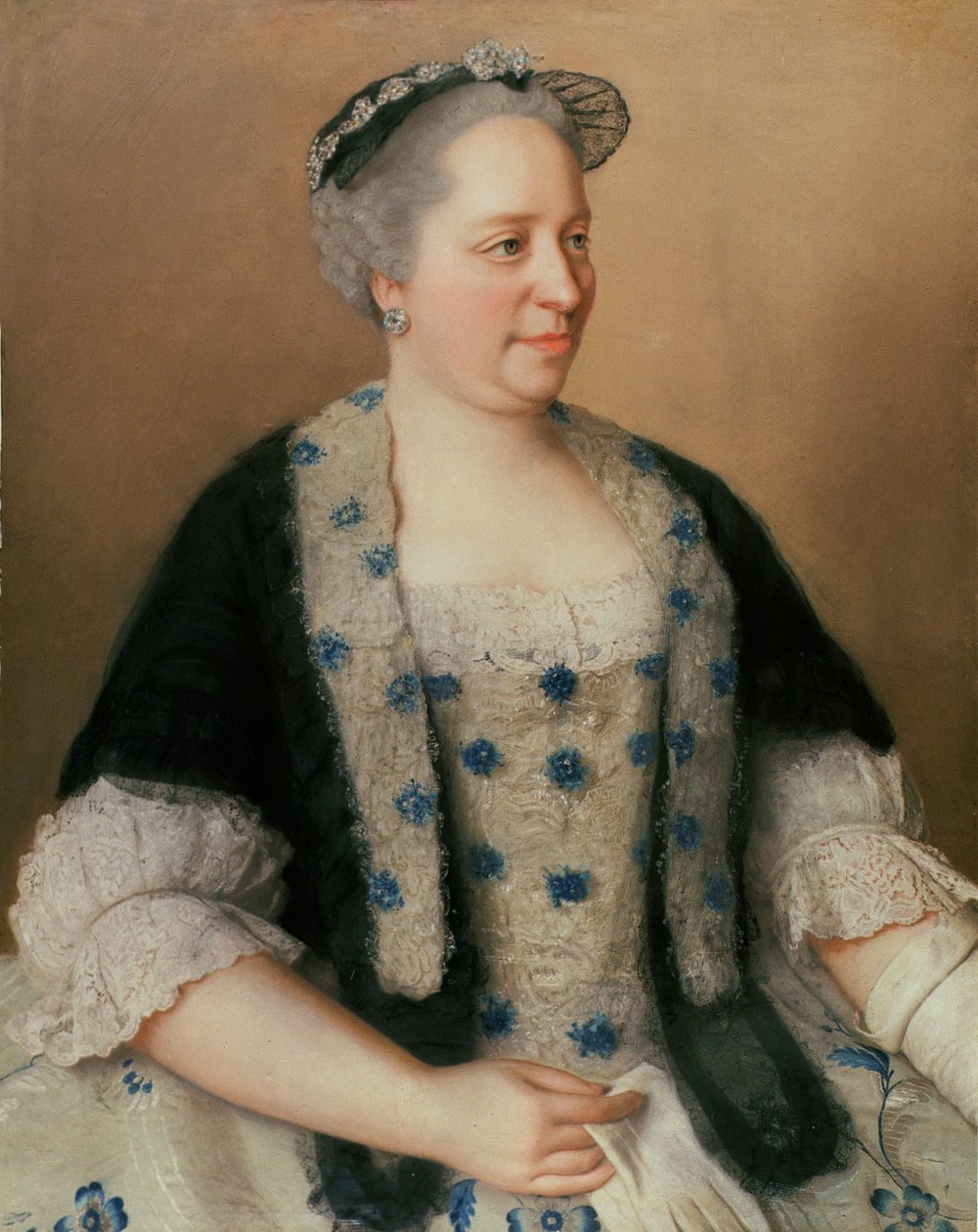 Porträt der Kaiserin Maria Theresia (1717-80) von Jean Étienne Liotard