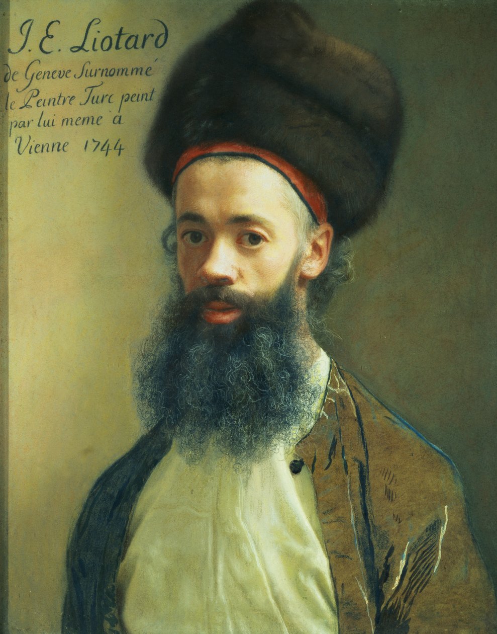 Selbstporträt, 1744 von Jean Étienne Liotard