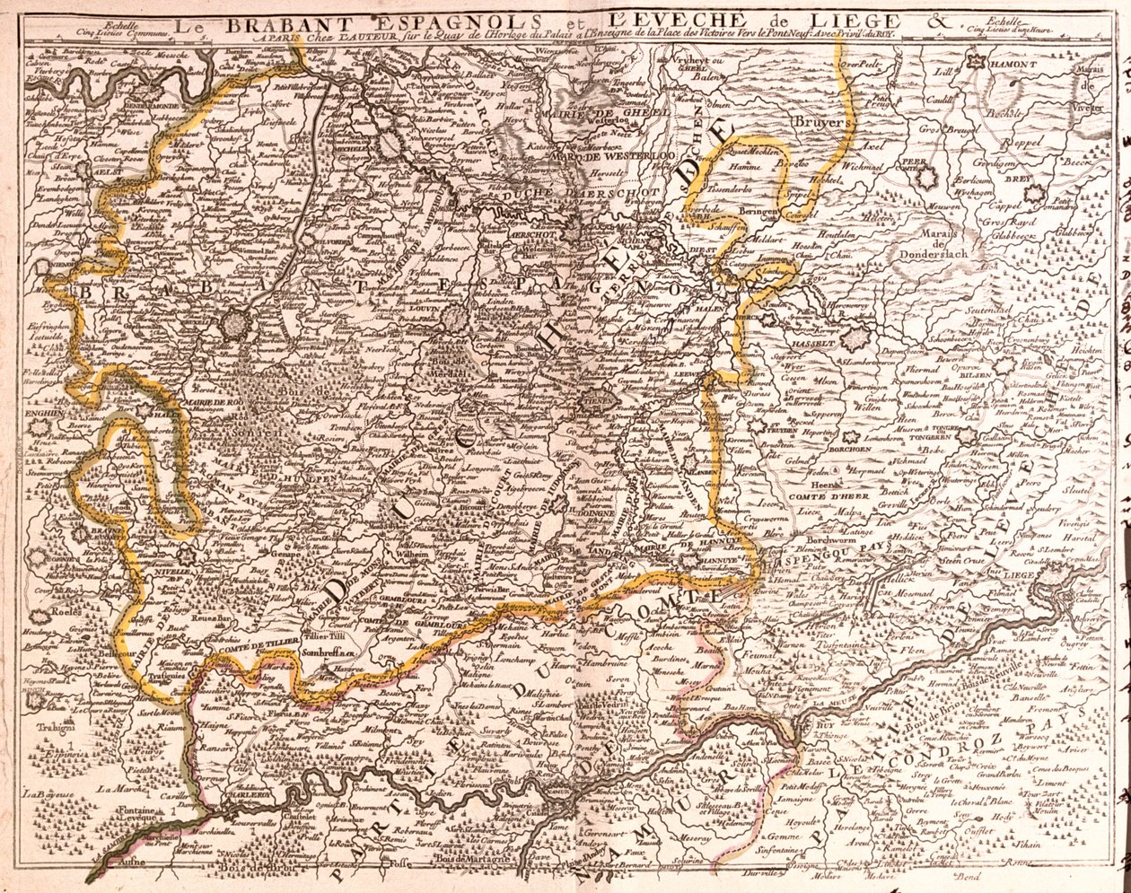 Belgien von Jean Baptiste Nolin