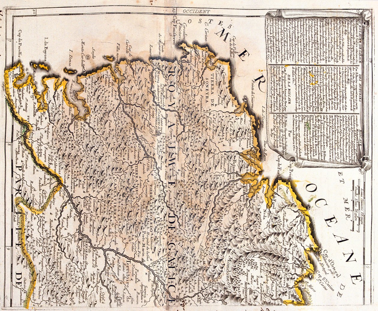 Galicien, Spanien von Jean Baptiste Nolin