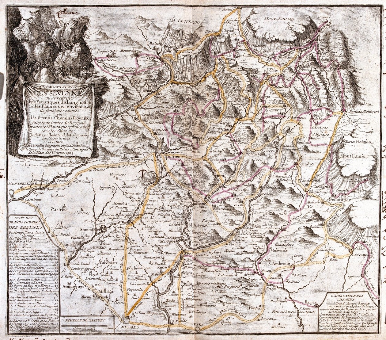 Languedoc-Roussillon, Rhône-Alpes, Frankreich von Jean Baptiste Nolin