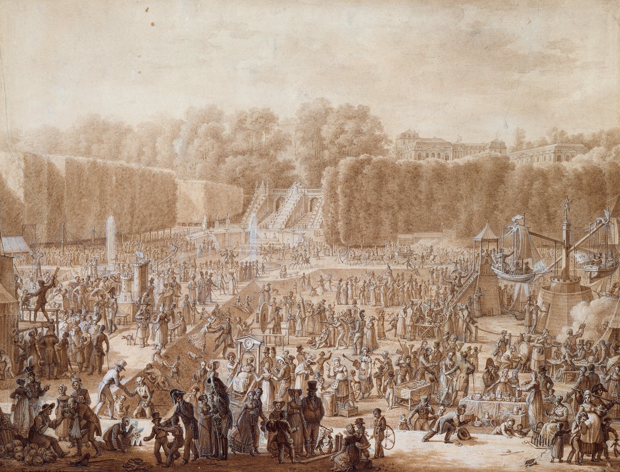 Fest des Heiligen Cloud von Jean Charles Develly