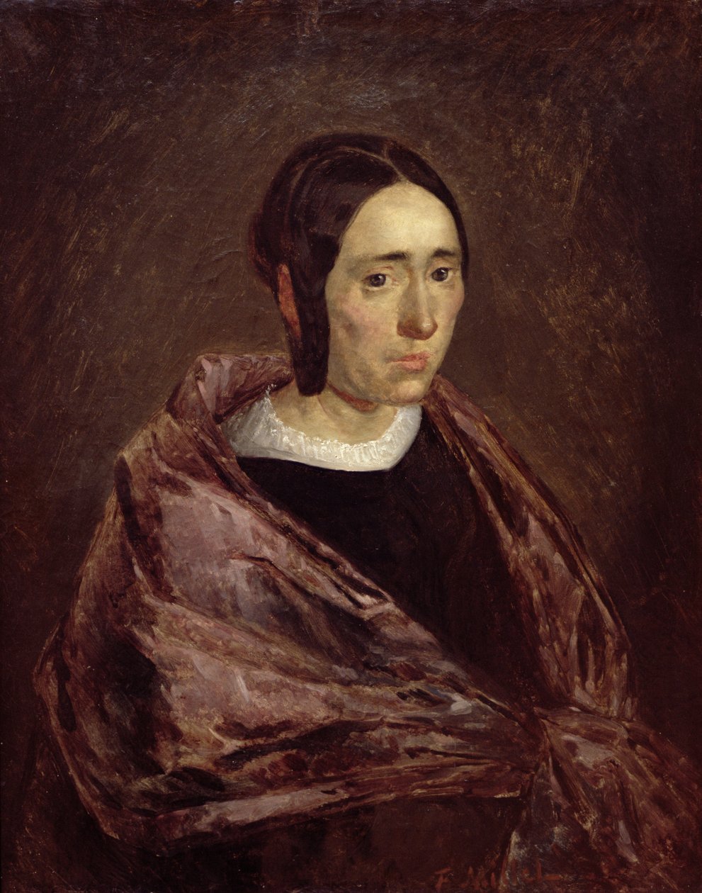 Porträt von Catherine Roumy von Jean Francois Millet