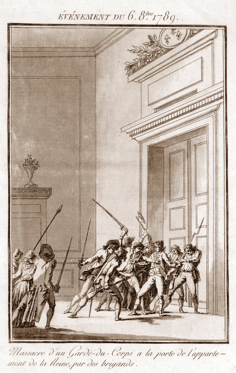 Französische Revolution - Ereignis vom 6. Oktober von Jean Francois Janinet