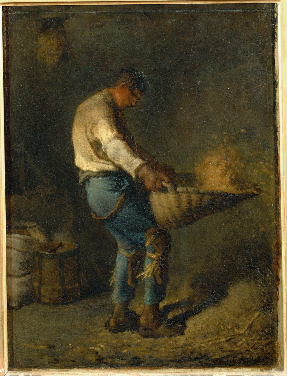 Un Vanneur, Salon von Jean Francois Millet