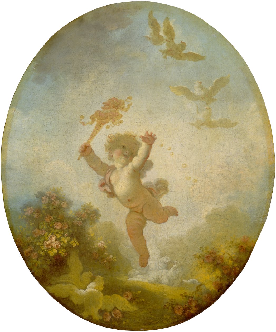 Liebe als Torheit, ca. 1773-76 von Jean Honore Fragonard