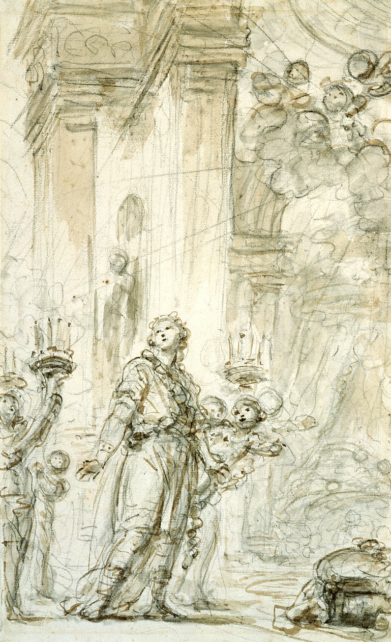 Ruggiero wird zu seinem Schlafgemach geführt von Jean Honore Fragonard