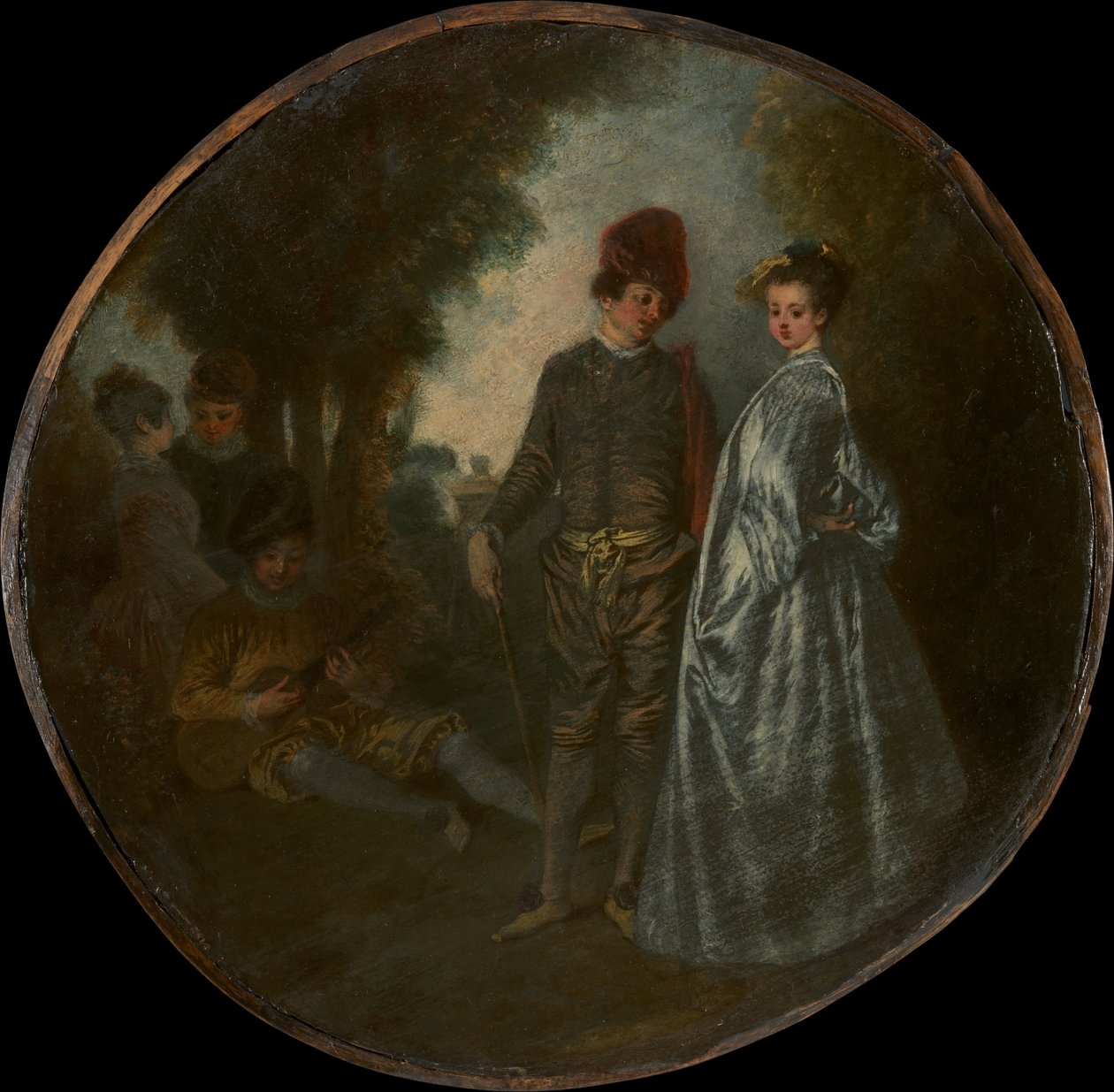 Der Wasserfall von Jean Antoine Watteau