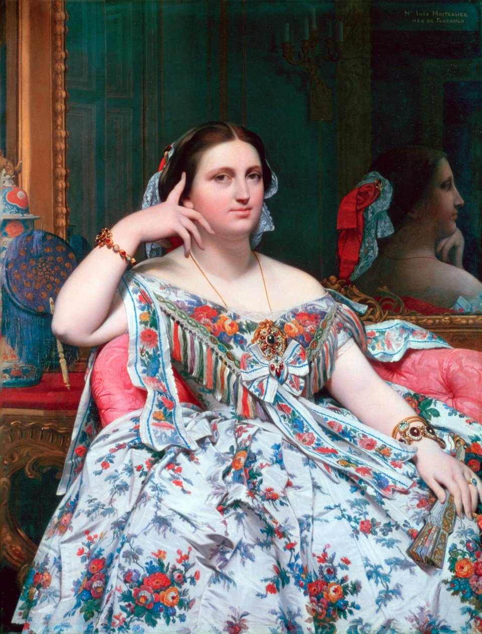Madame Moitessier, 1856 von Jean Auguste Dominique Ingres