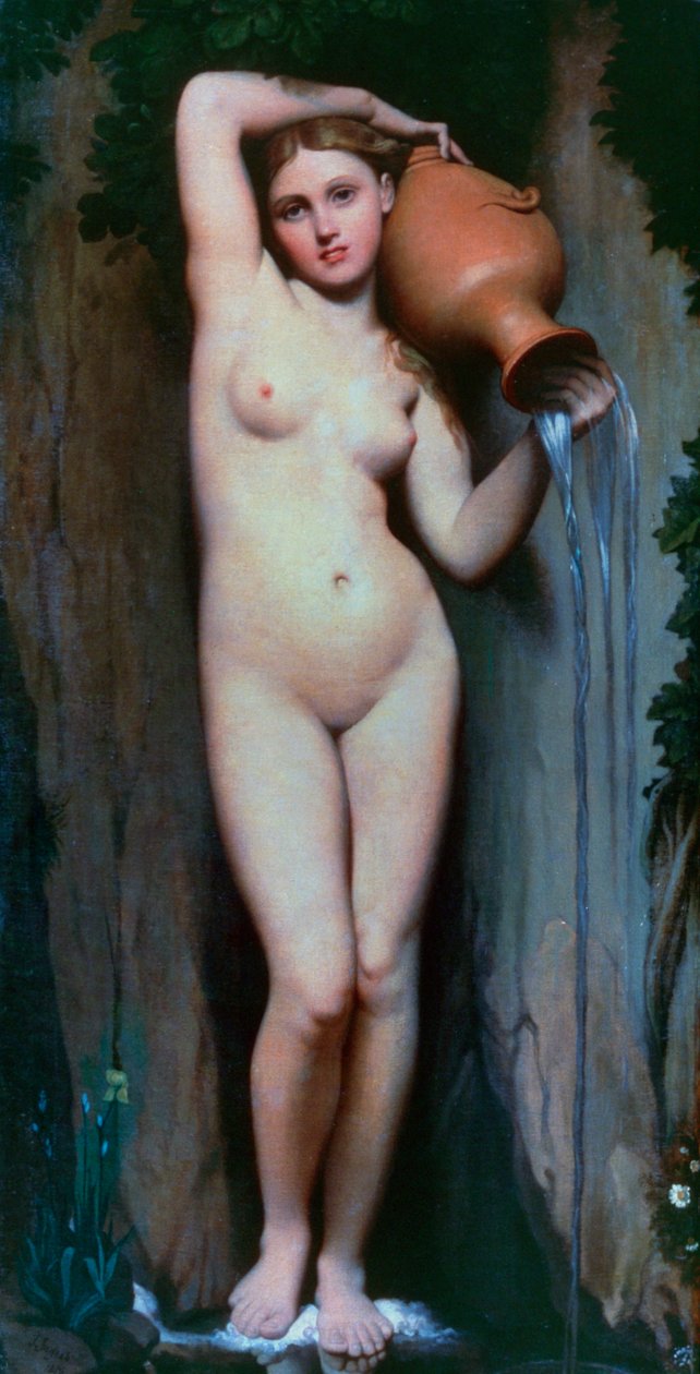 Die Quelle, 1856 von Jean Auguste Dominique Ingres