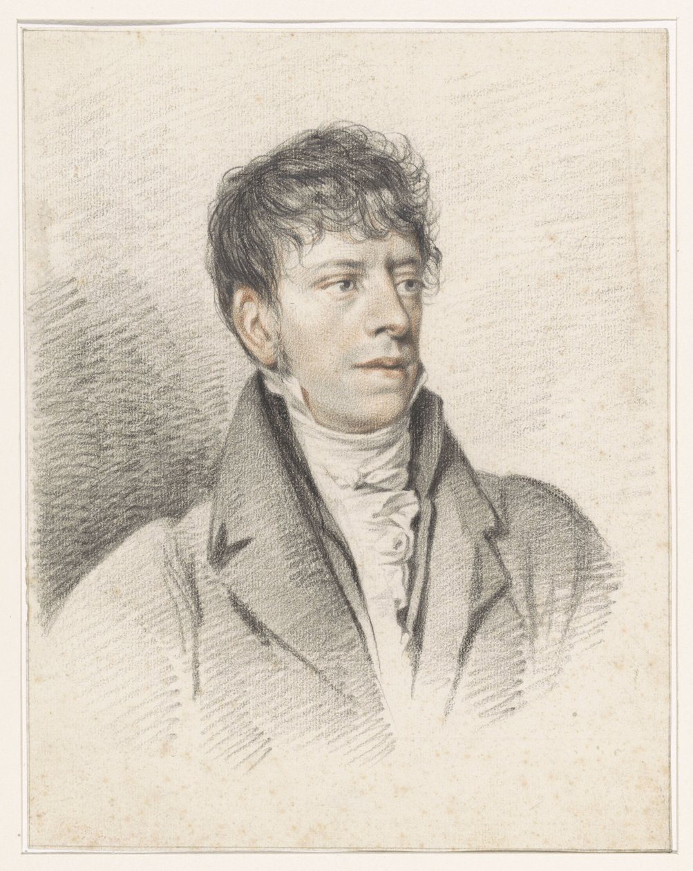 Porträt von Jan Hulswit von Jean Augustin Daiwaille
