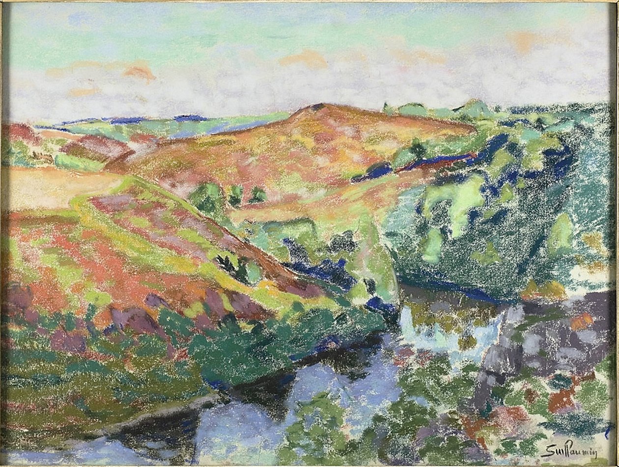 Landschaft in Crozant von Jean Baptiste Armand Guillaumin