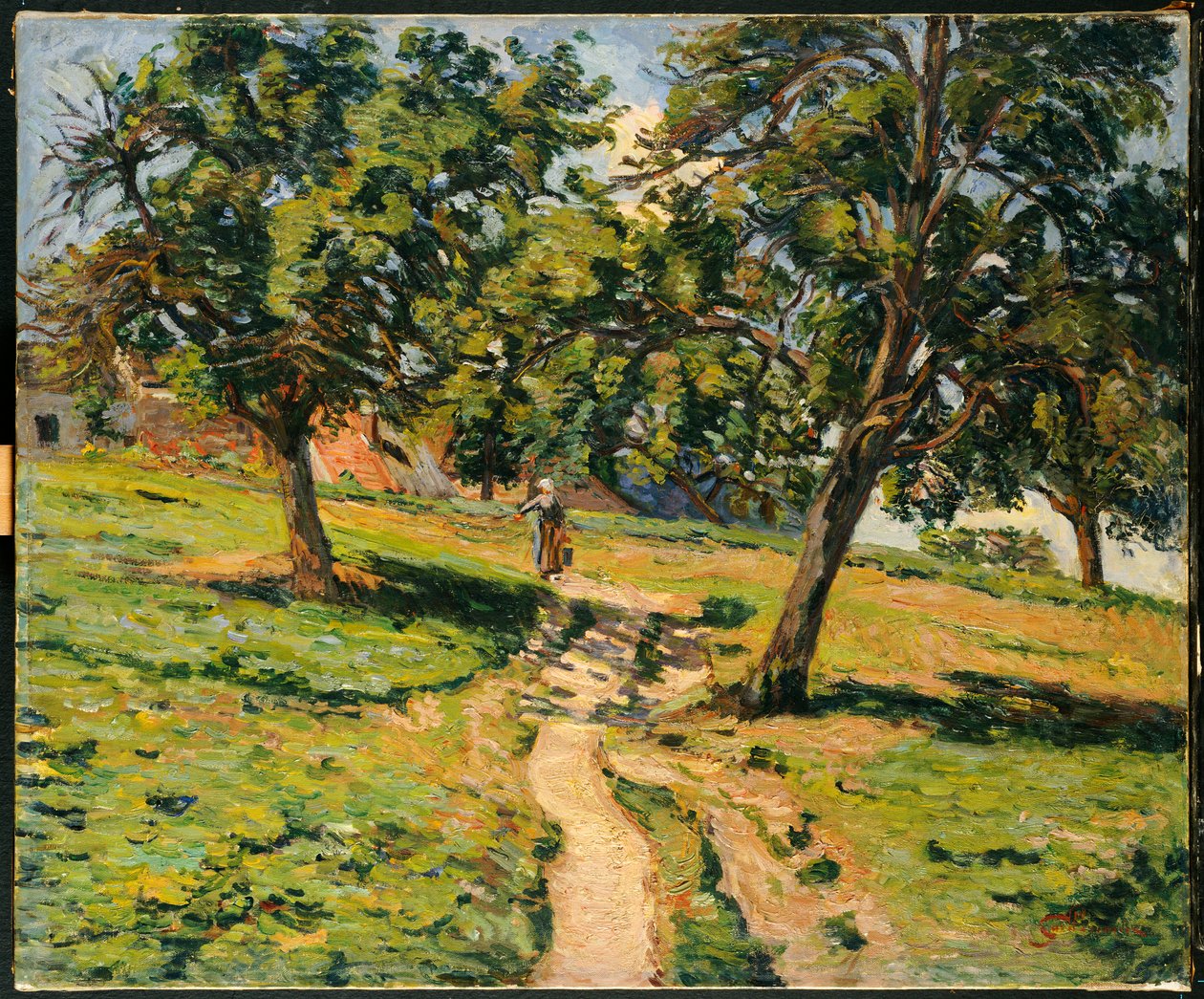 Pfad bei Damiette, ca. 1886 von Jean Baptiste Armand Guillaumin