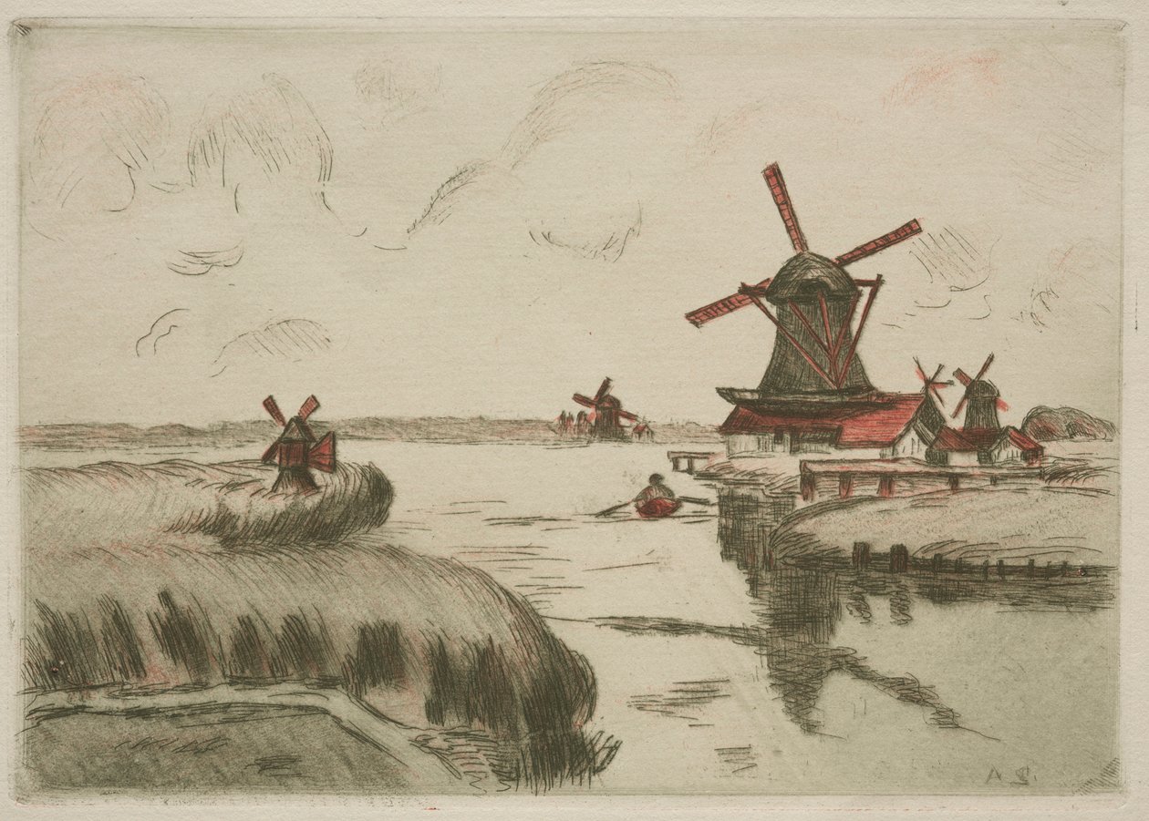 Blick von Saardam, 1909 von Jean Baptiste Armand Guillaumin