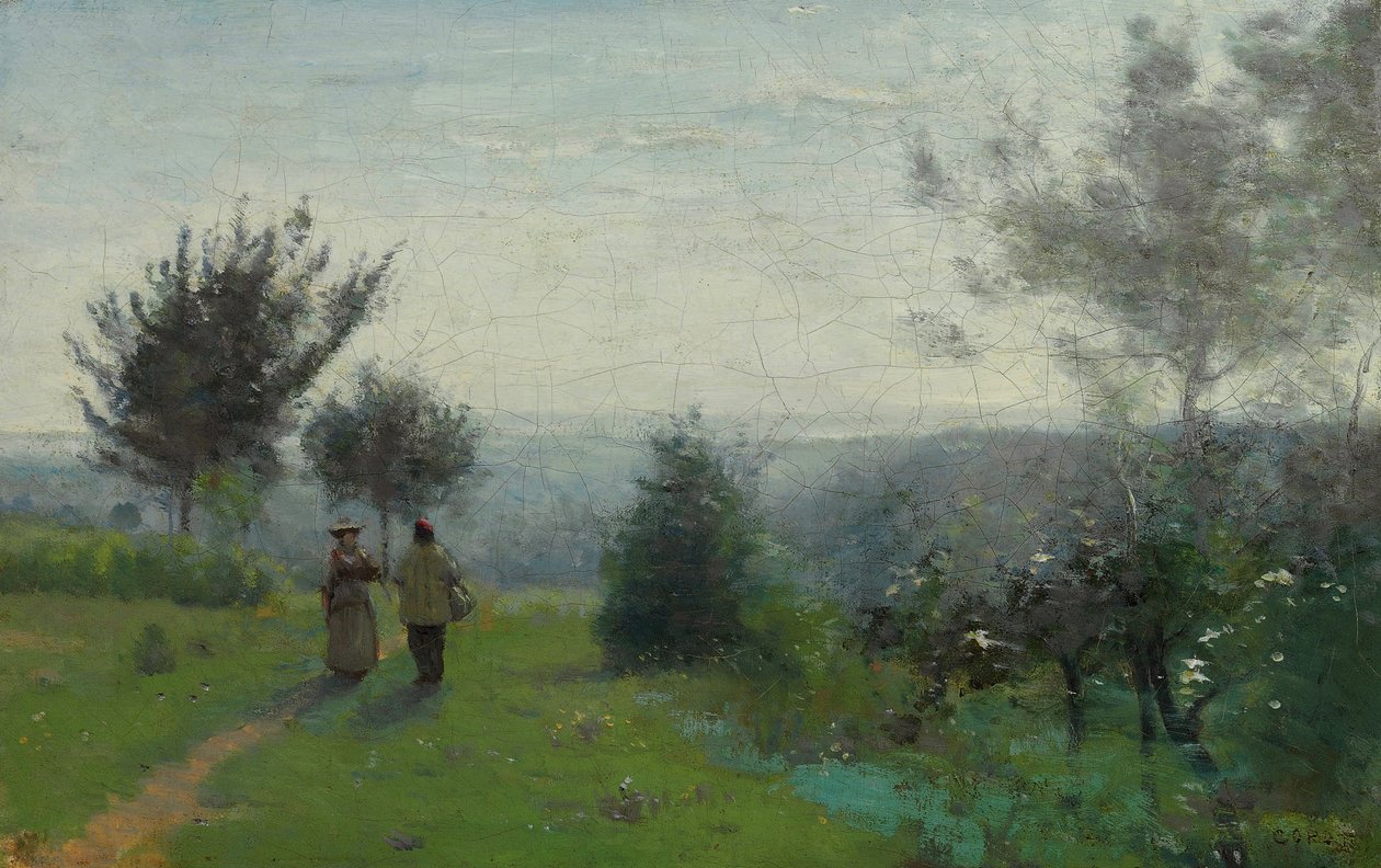 Der Frühlingsmorgen von Jean Baptiste Camille Corot