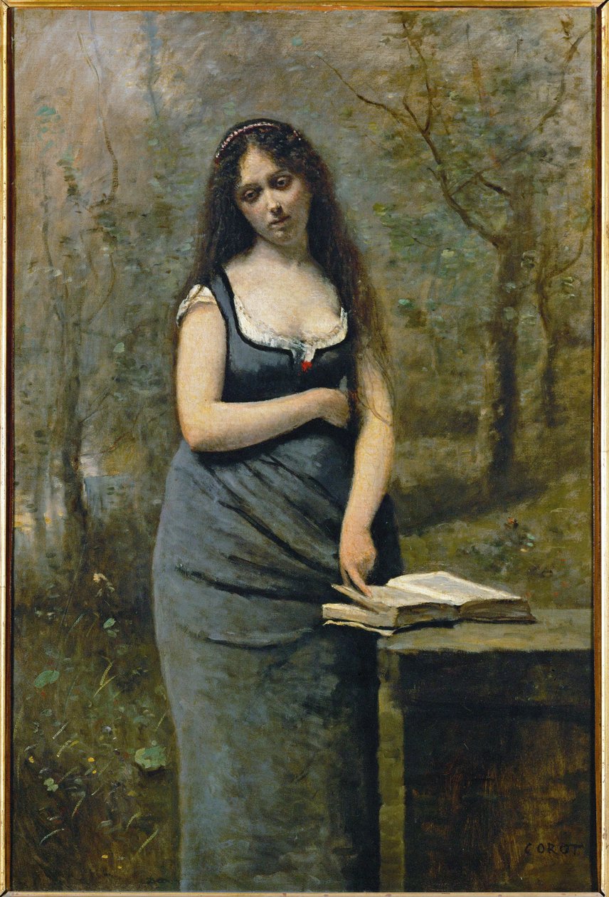 Velleda von Jean Baptiste Camille Corot