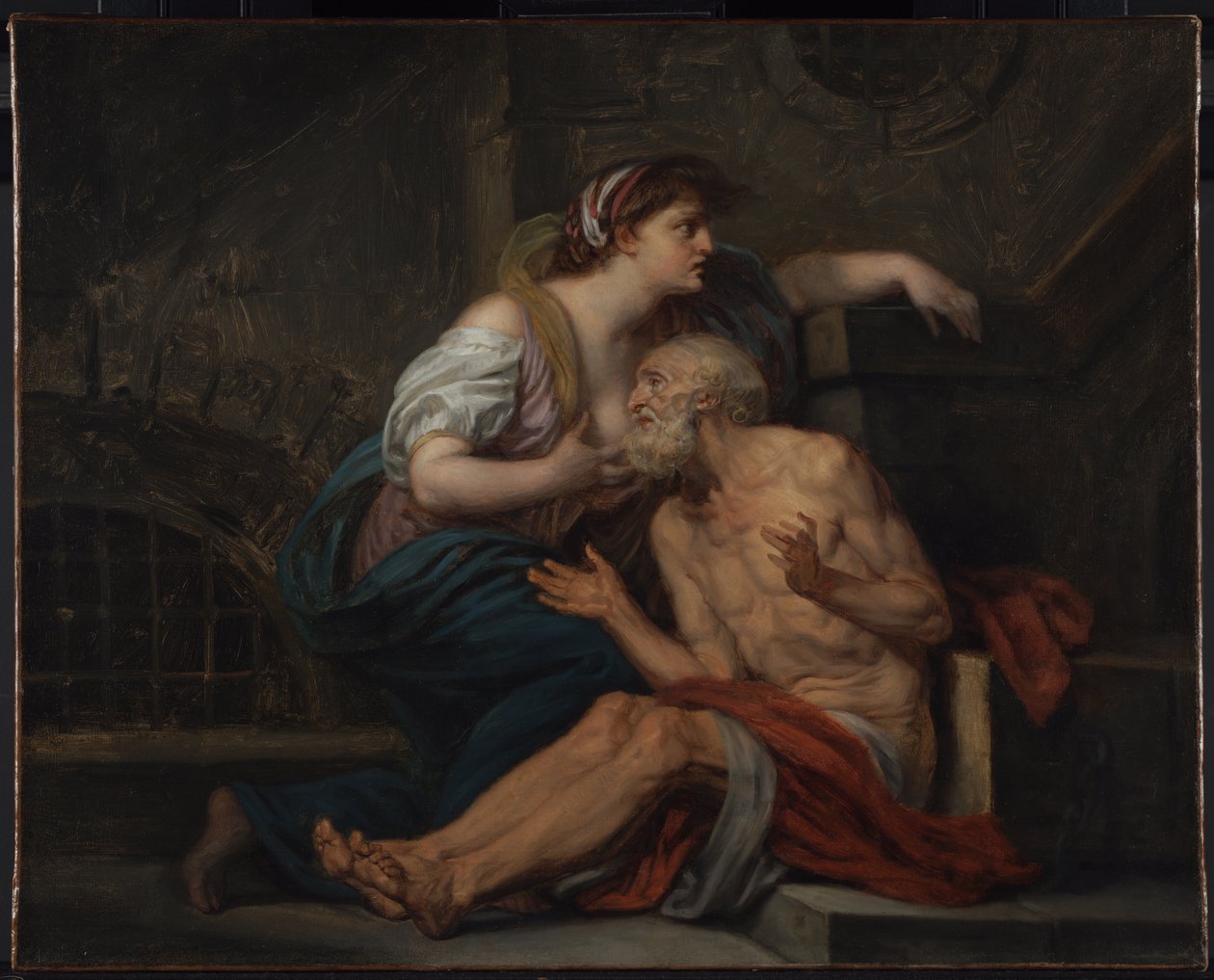 Cimon und Pero: "Römische Nächstenliebe" von Jean Baptiste Greuze