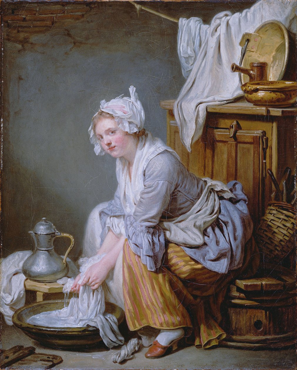 Die Wäscherin von Jean Baptiste Greuze