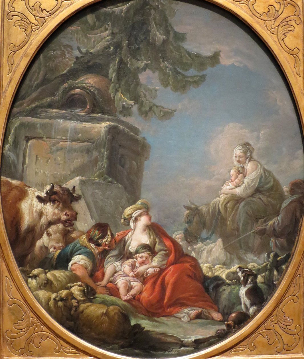 Ruhe der Hirten von Jean Baptiste Henri Deshays