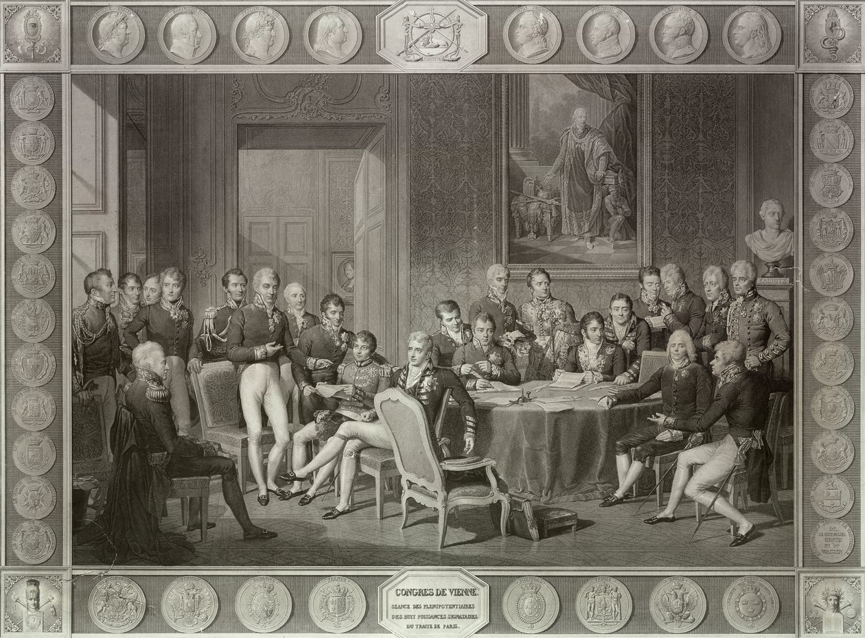 Der Wiener Kongress von Jean Baptiste Isabey