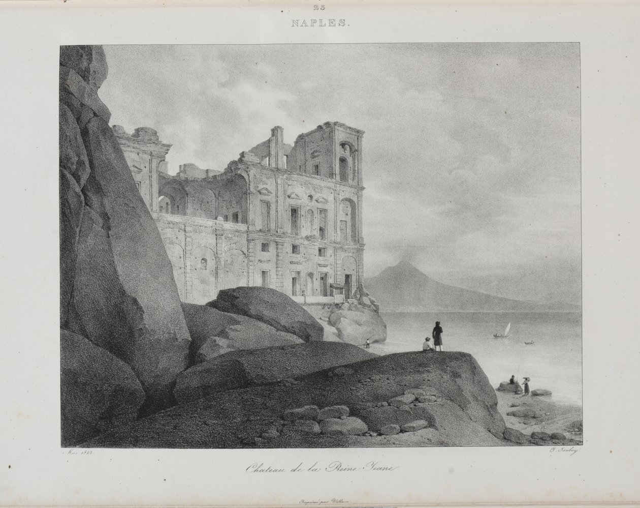 Reise nach Italien im Jahr 1822 von Jean Baptiste Isabey