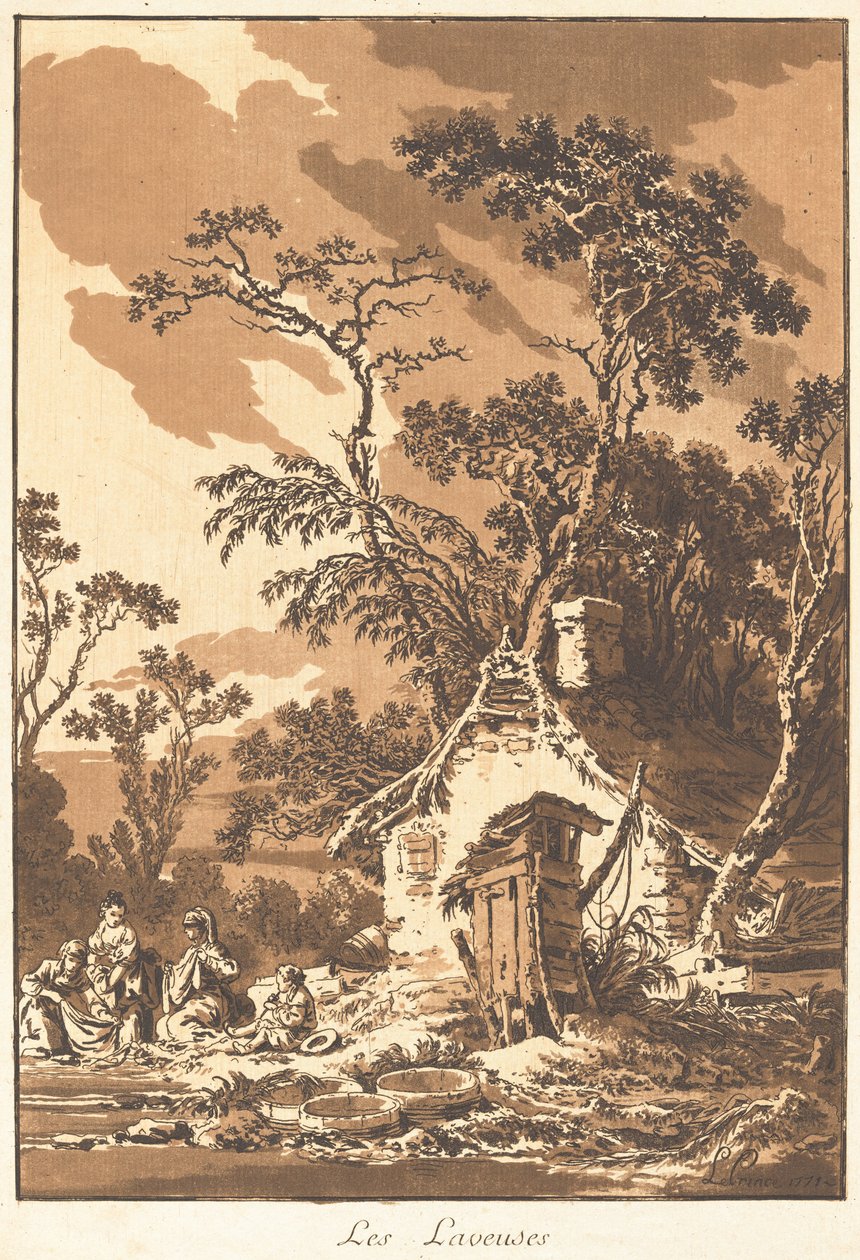 Die Wäscherinnen von Jean Baptiste Le Prince