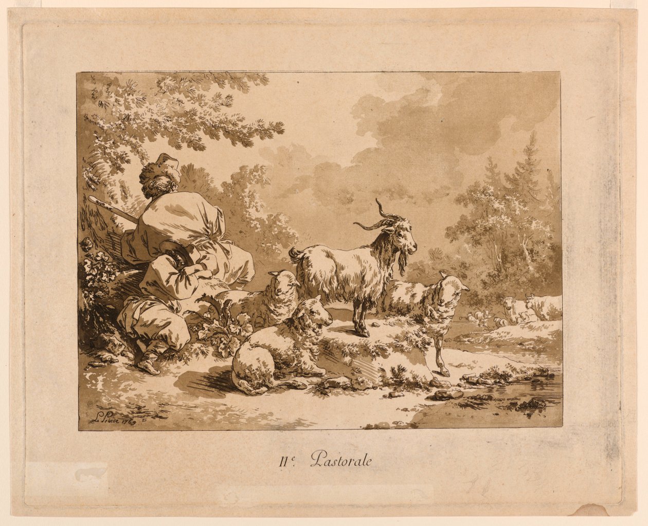 Zweite Pastorale von Jean Baptiste Le Prince