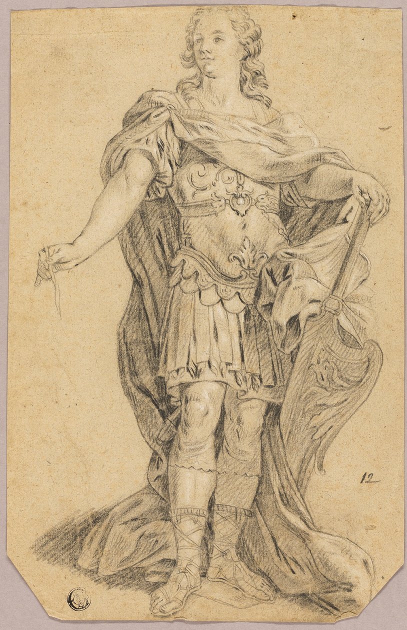 Statue von Ludwig XIV von Jean Baptiste Lemoyne II