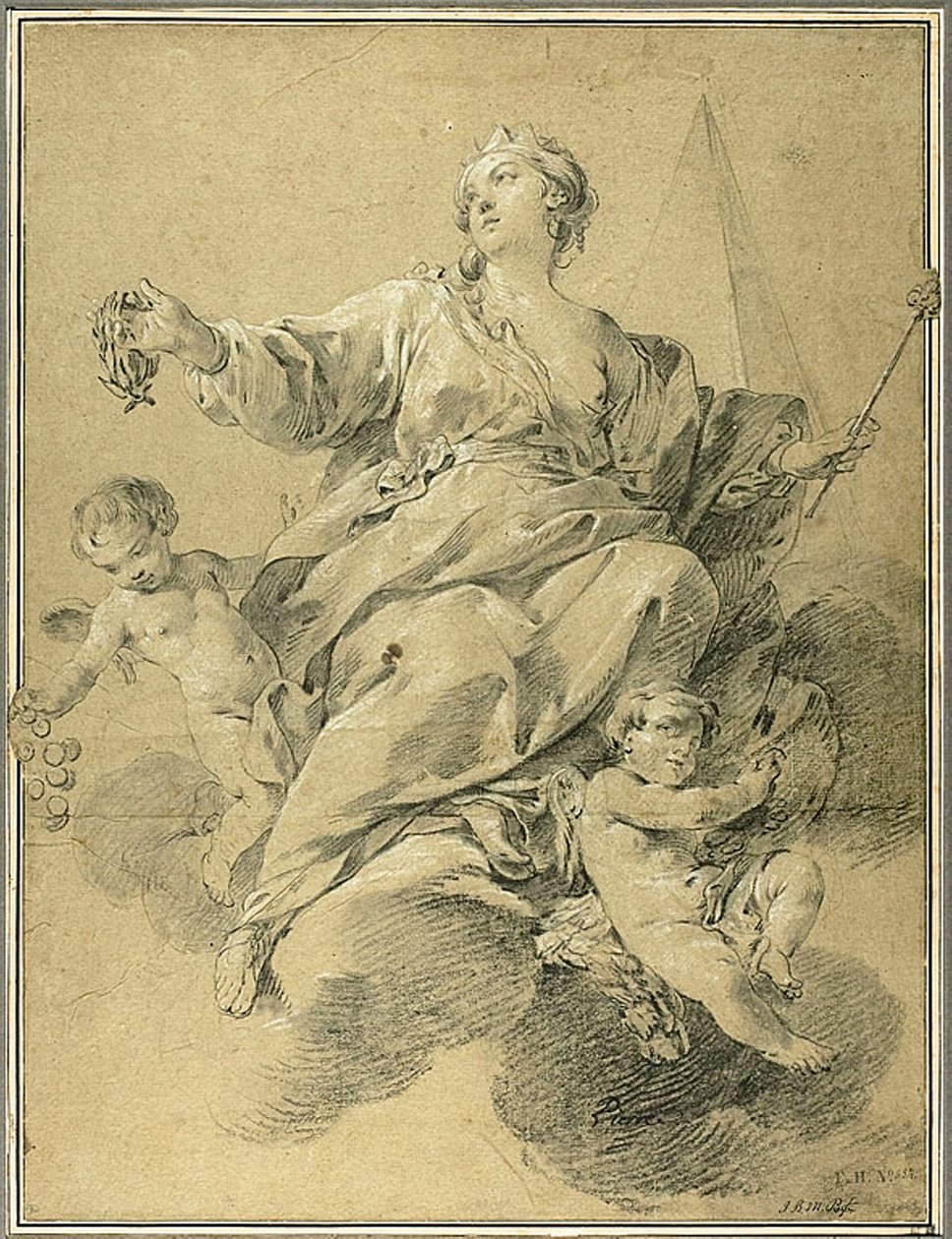 Allegorie des Sieges von Jean Baptiste Marie Pierre