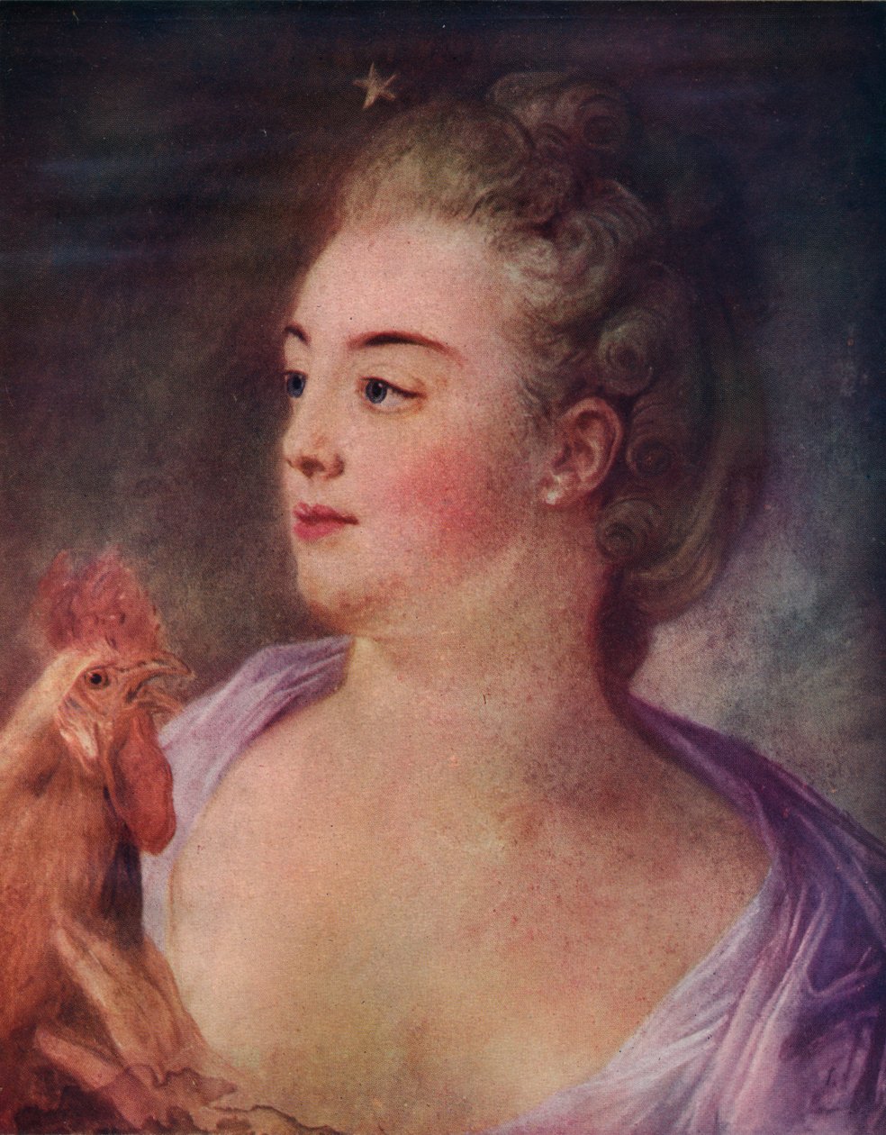 Porträt einer Dame von Jean Baptiste Perronneau