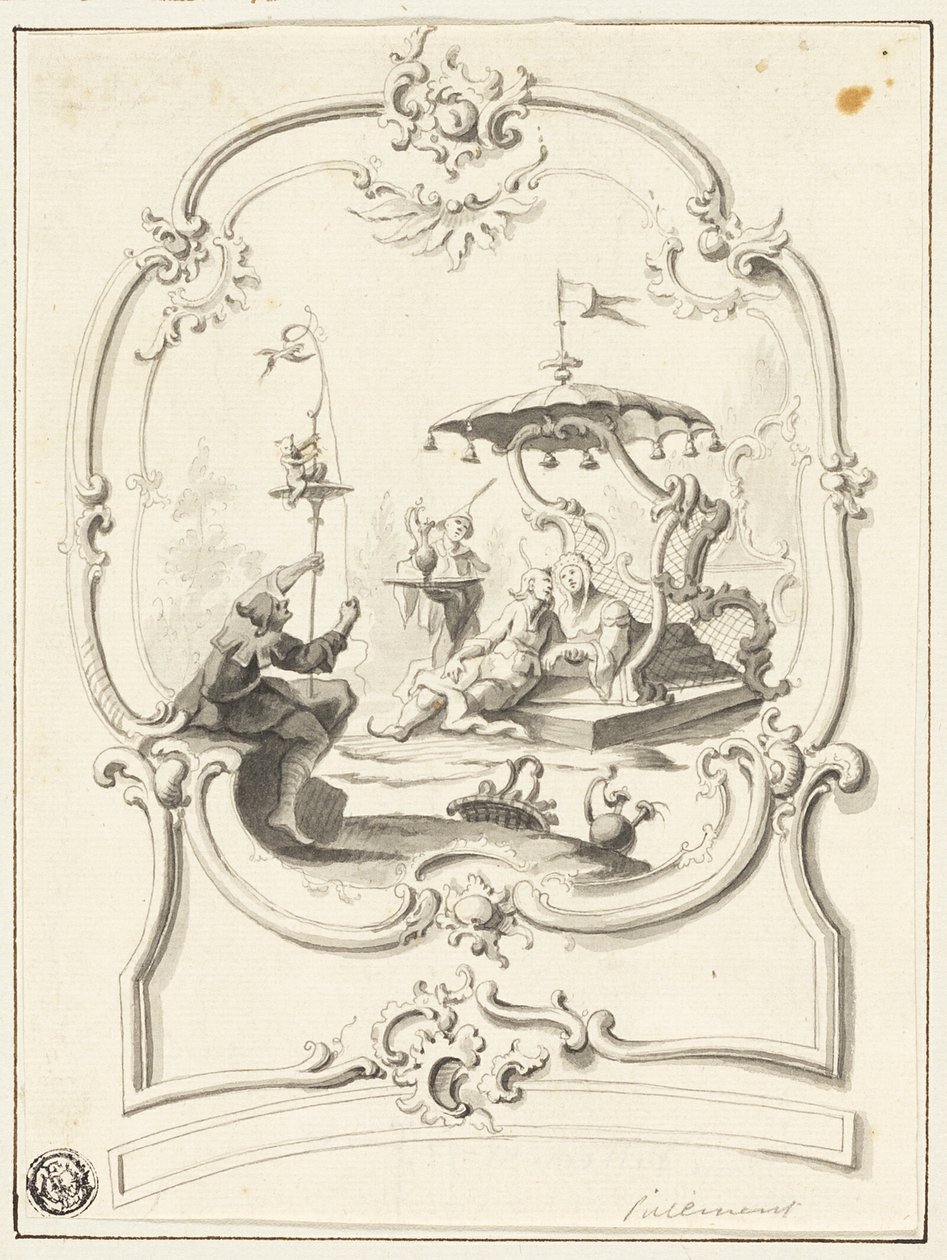 Chinoiserie von Jean Baptiste Pillement