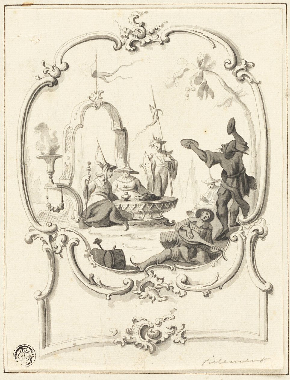 Chinoiserie von Jean Baptiste Pillement