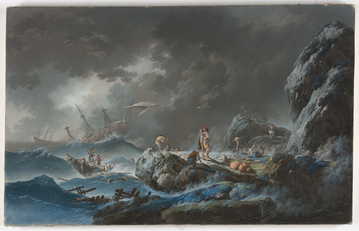 Das Schiffswrack von Jean Baptiste Pillement