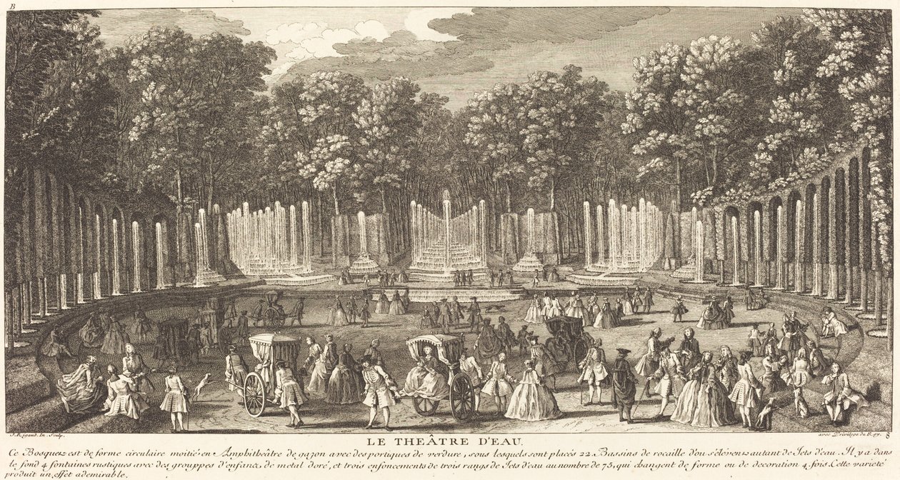 Das Wasser-Theater von Jean Baptiste Rigaud