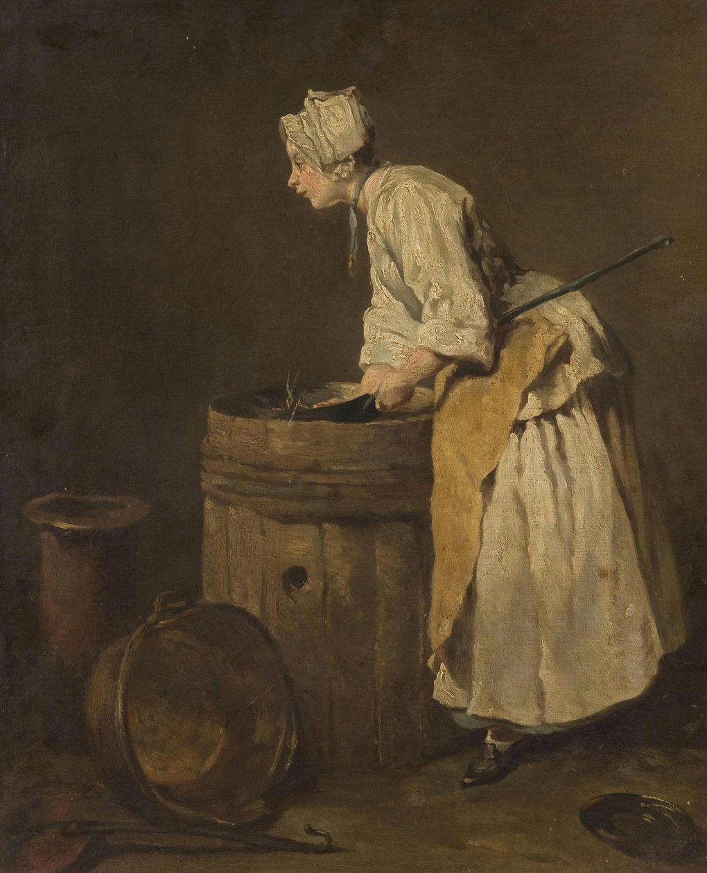 Küchenmagd von Jean Baptiste Simeon Chardin