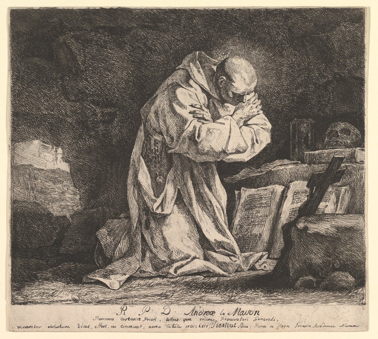 Heiliger Bruno, 1764 von Jean Bernard Restout